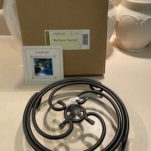 Longaberger Black Iron Trivet